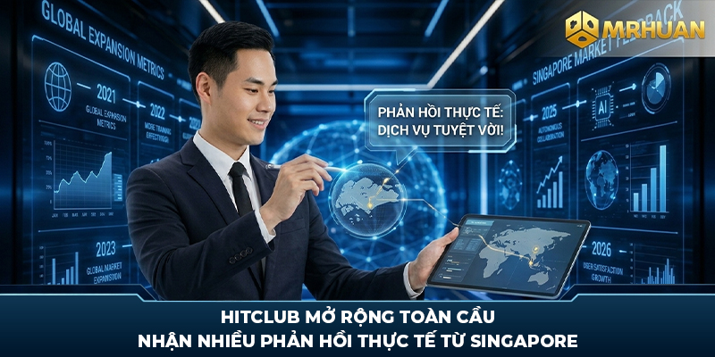 Hitclub mở rộng toàn cầu nhận nhiều phản hồi thực tế từ Singapore