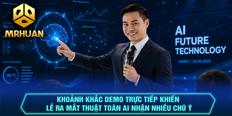 Khoảnh khắc demo trực tiếp khiến lễ ra mắt thuật toán AI nhận nhiều chú ý