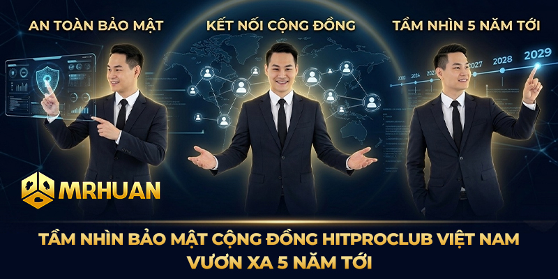 Tầm nhìn bảo mật cộng đồng Hitproclub Việt Nam vươn xa 5 năm tới
