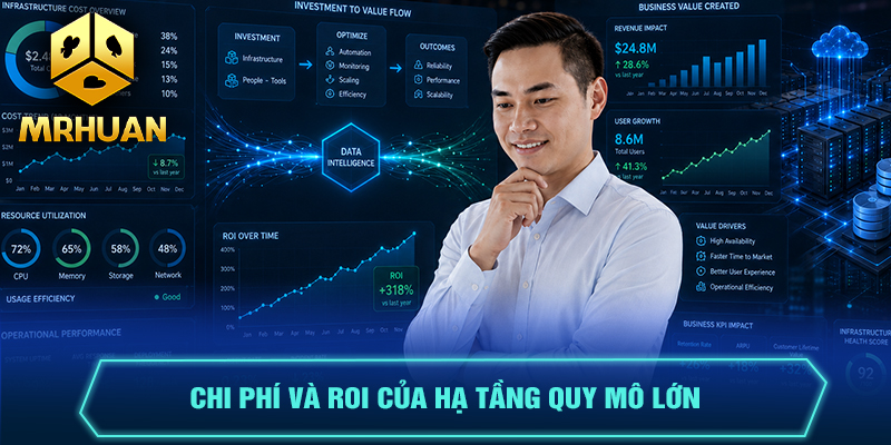 Chi phí và ROI của hạ tầng quy mô lớn