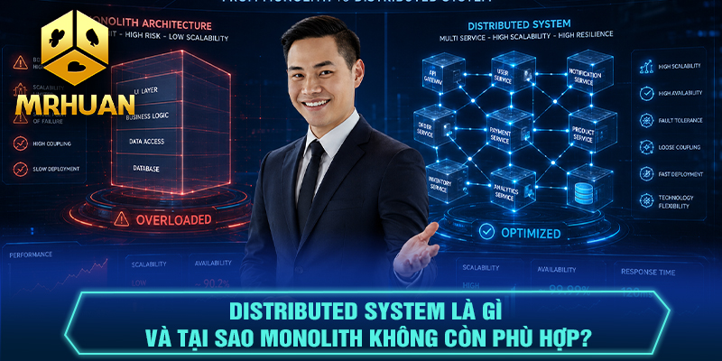 Distributed system là gì và tại sao monolith không còn phù hợp?