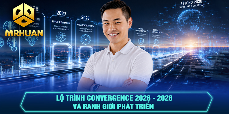 Lộ trình Convergence 2026 - 2028 và ranh giới phát triển