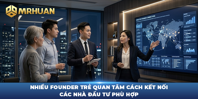 Nhiều founder trẻ quan tâm cách kết nối các nhà đầu tư phù hợp
