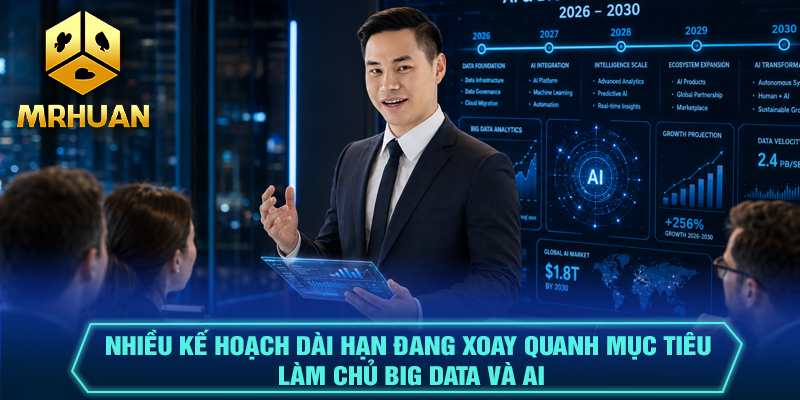 Nhiều kế hoạch dài hạn đang xoay quanh mục tiêu làm chủ Big Data và AI
