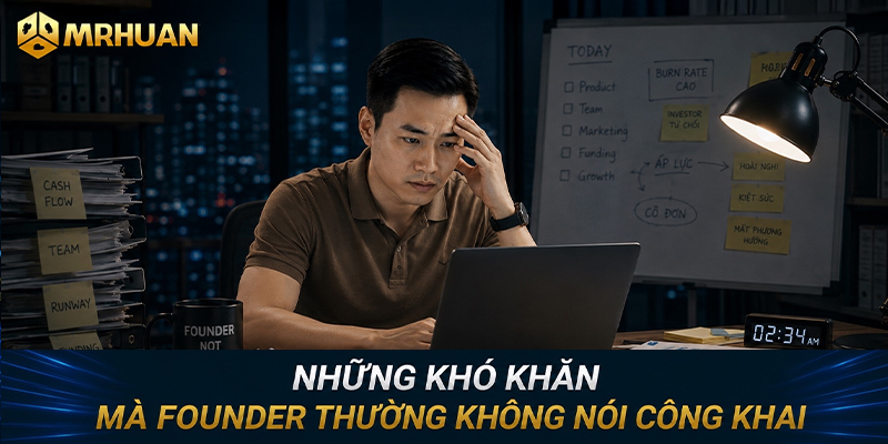 Những khó khăn mà founder thường không nói công khai