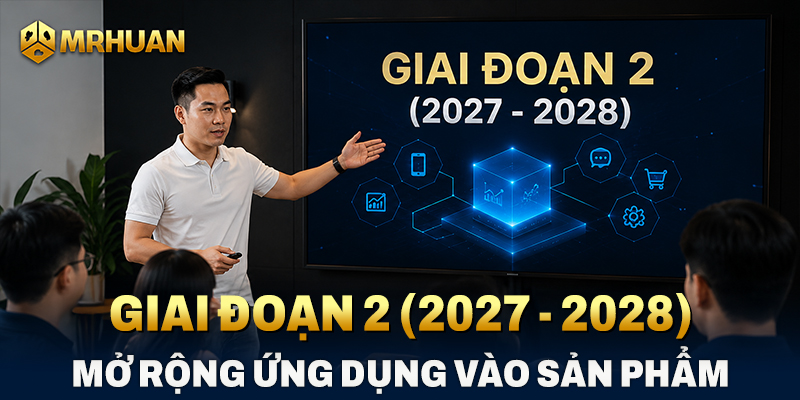 Giai đoạn 2 (2027 - 2028) - Mở rộng ứng dụng vào sản phẩm