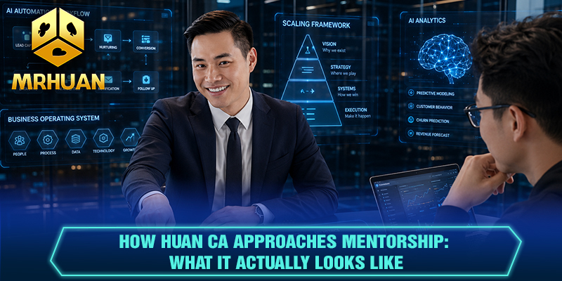 How Huan Ca approaches mentorship: what it actually looks like