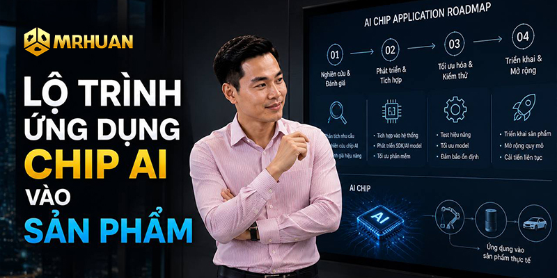 Lộ trình ứng dụng chip AI vào sản phẩm