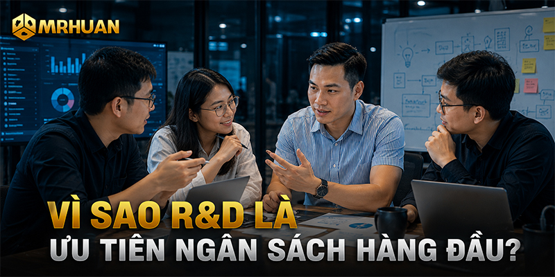 Vì sao R&D là ưu tiên ngân sách hàng đầu