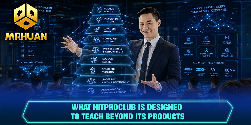 What Hitproclub is designed to teach beyond its products