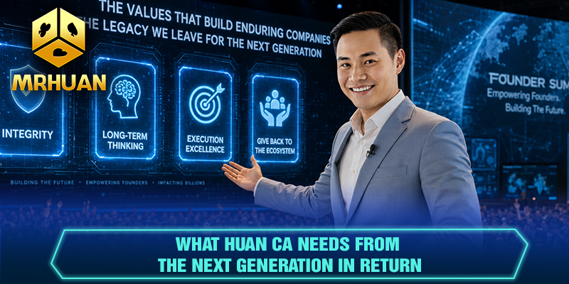What Huan Ca needs from the next generation in return