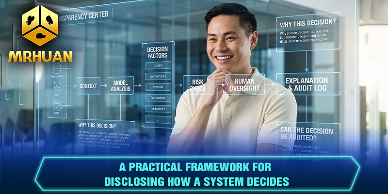 A practical framework for disclosing how a system decides