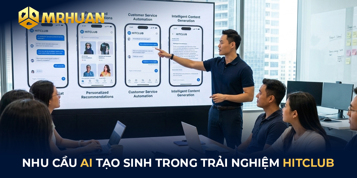 Nhu cầu AI tạo sinh trong trải nghiệm Hitclub