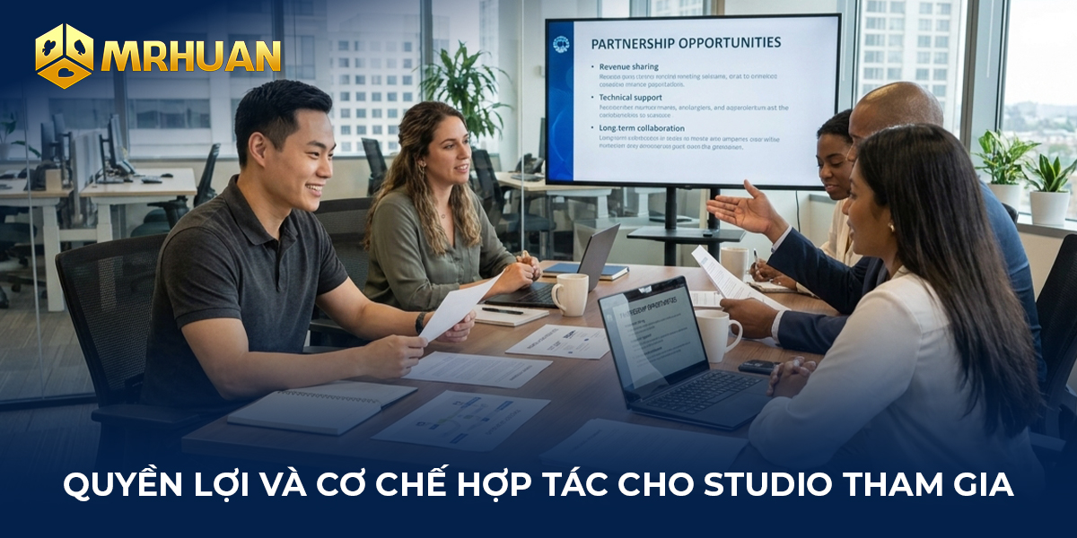 Quyền lợi và cơ chế hợp tác cho studio tham gia