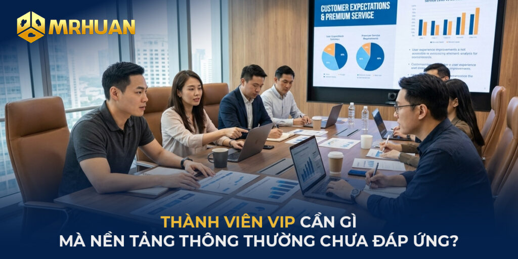 Thành viên VIP cần gì mà nền tảng thông thường chưa đáp ứng?