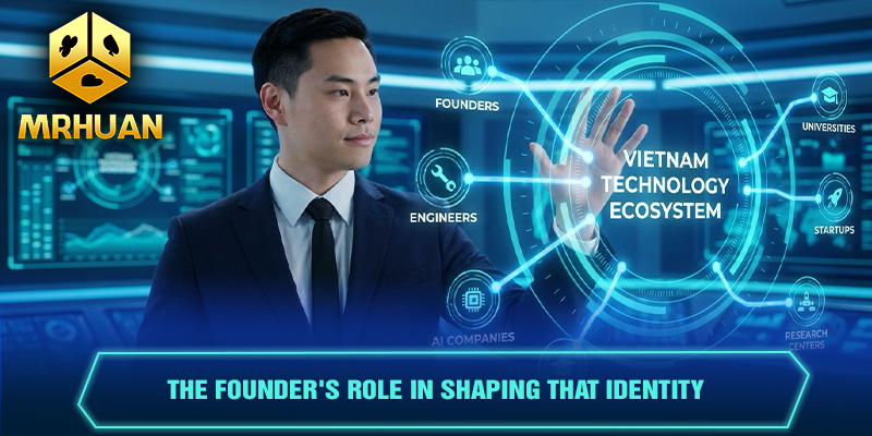 The founder's role in shaping that identity