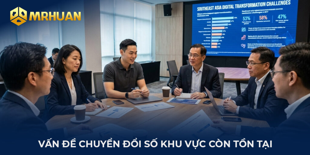 Vấn đề chuyển đổi số khu vực còn tồn tại