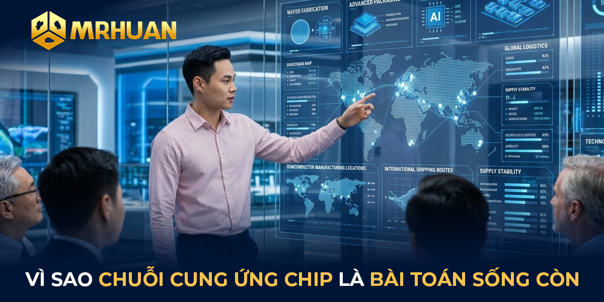 Vì sao chuỗi cung ứng chip là bài toán sống còn