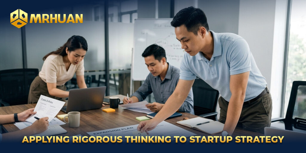 Applying rigorous thinking to startup strategy