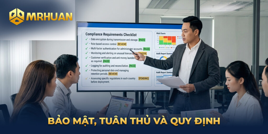 Bảo mật, tuân thủ và quy định