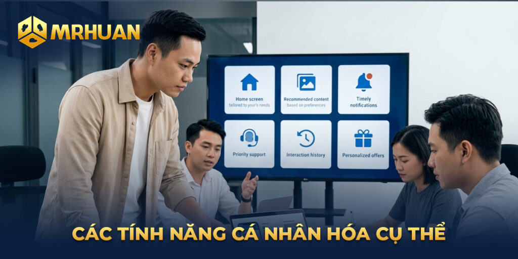 Các tính năng cá nhân hóa cụ thể