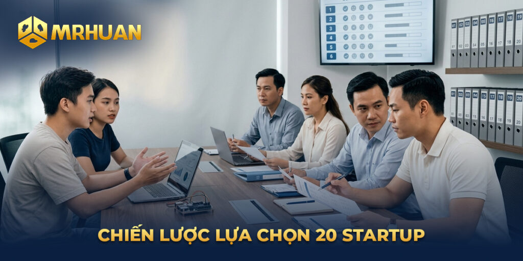 Chiến lược lựa chọn 20 startup