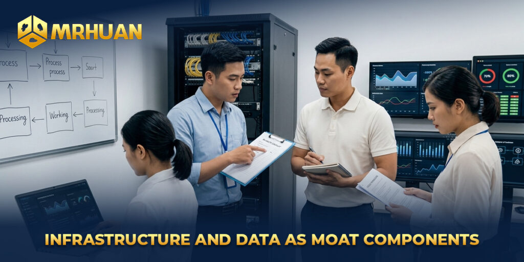 Infrastructure and Data as Moat Components