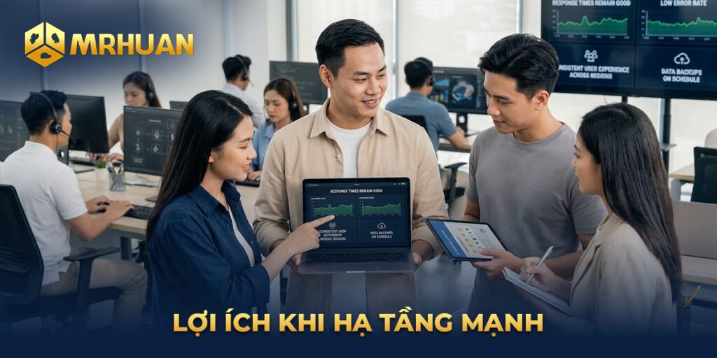 Lợi ích khi hạ tầng mạnh