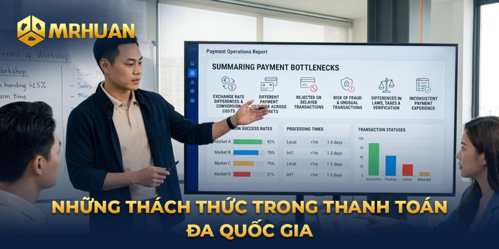 Những thách thức trong thanh toán đa quốc gia