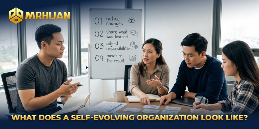 What does a self-evolving organization look like?