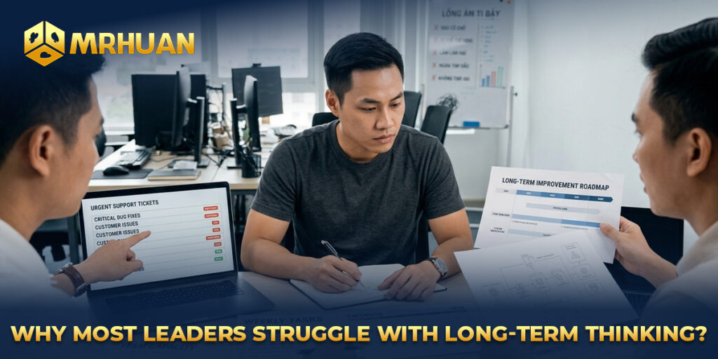Why most leaders struggle with long-term thinking?