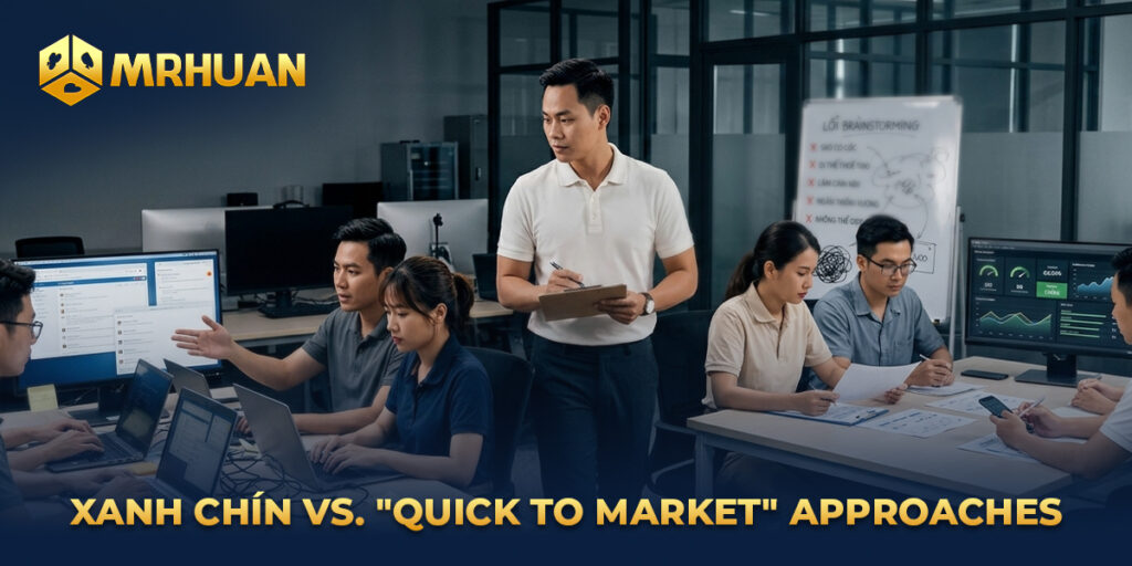 Xanh Chín vs. “Quick to Market” approaches