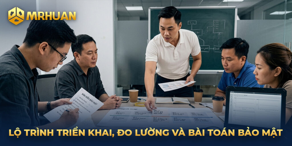 Lộ trình triển khai, đo lường và bài toán bảo mật