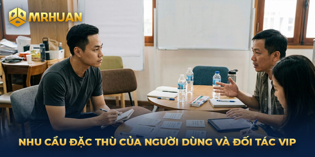 Nhu cầu đặc thù của người dùng và đối tác VIP